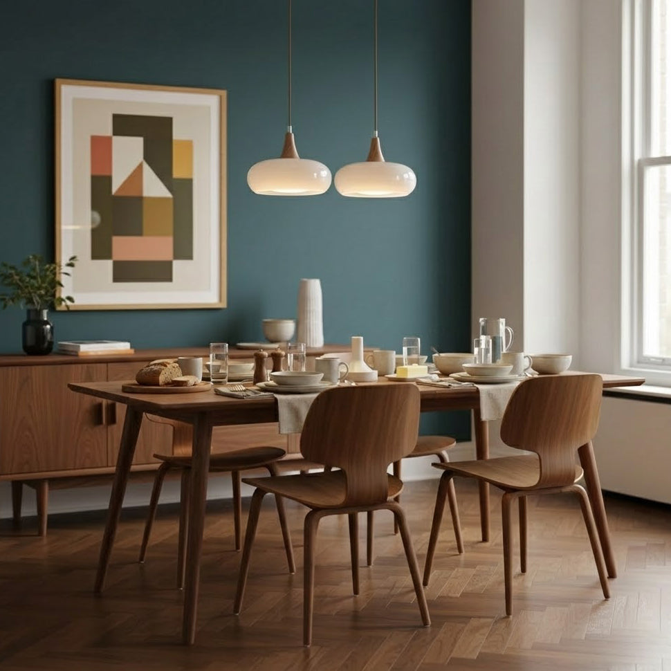 Amber Dome Pendant Lighting