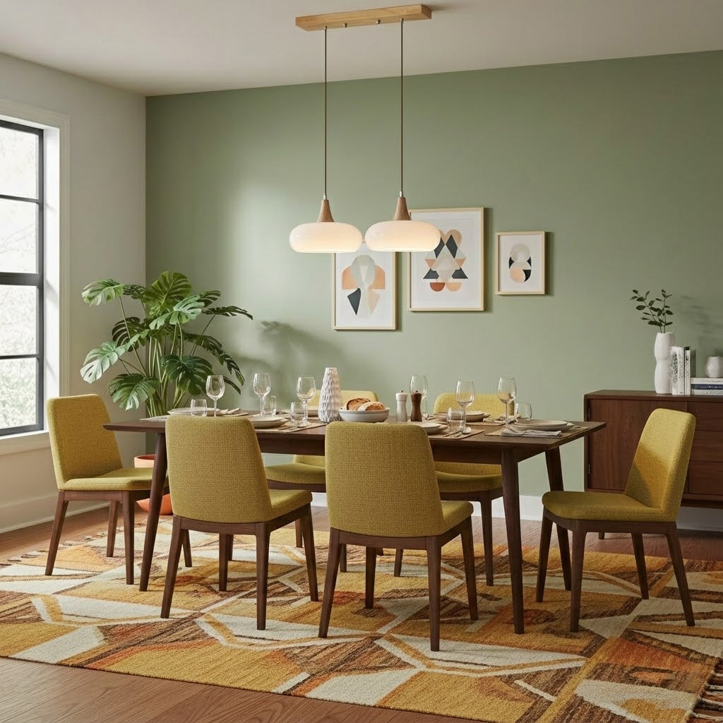 Amber Dome Pendant Lighting