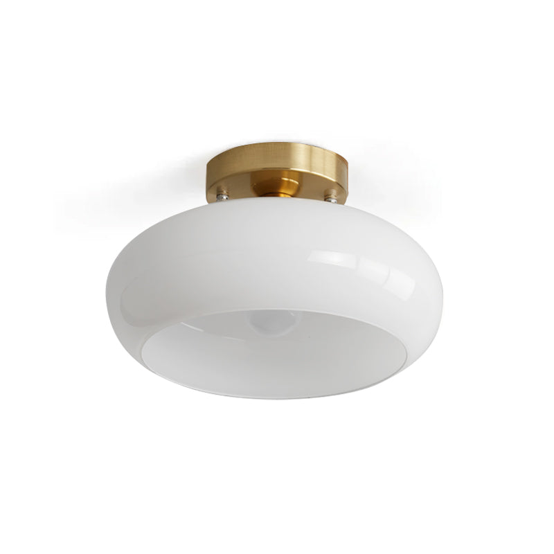 Amber Glass Ceiling Light