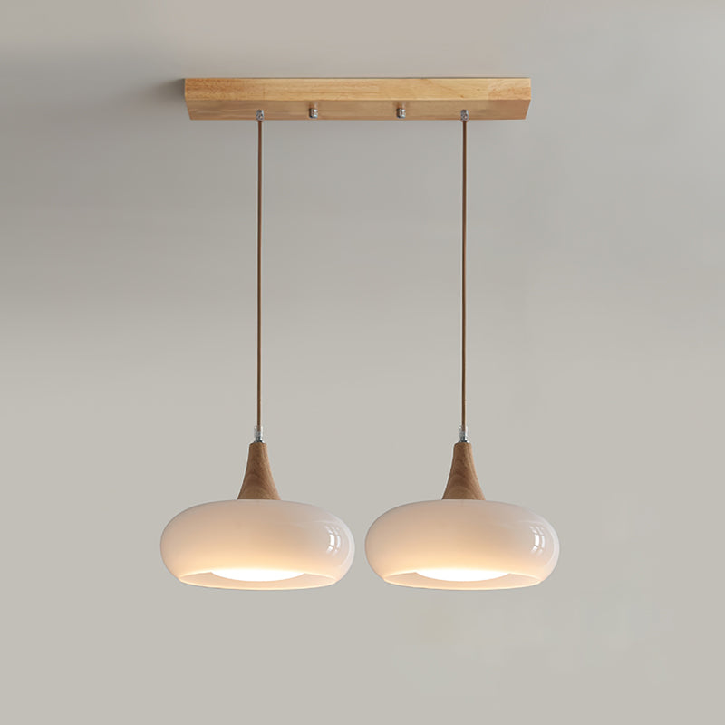 Amber Dome Pendant Lighting