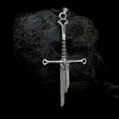 Elven Sword Necklace - 925 Sterling Silver