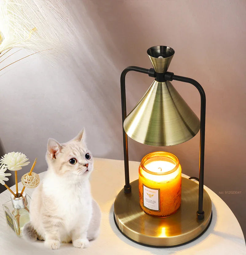 Metal Lantern Candle Warmer Lamp