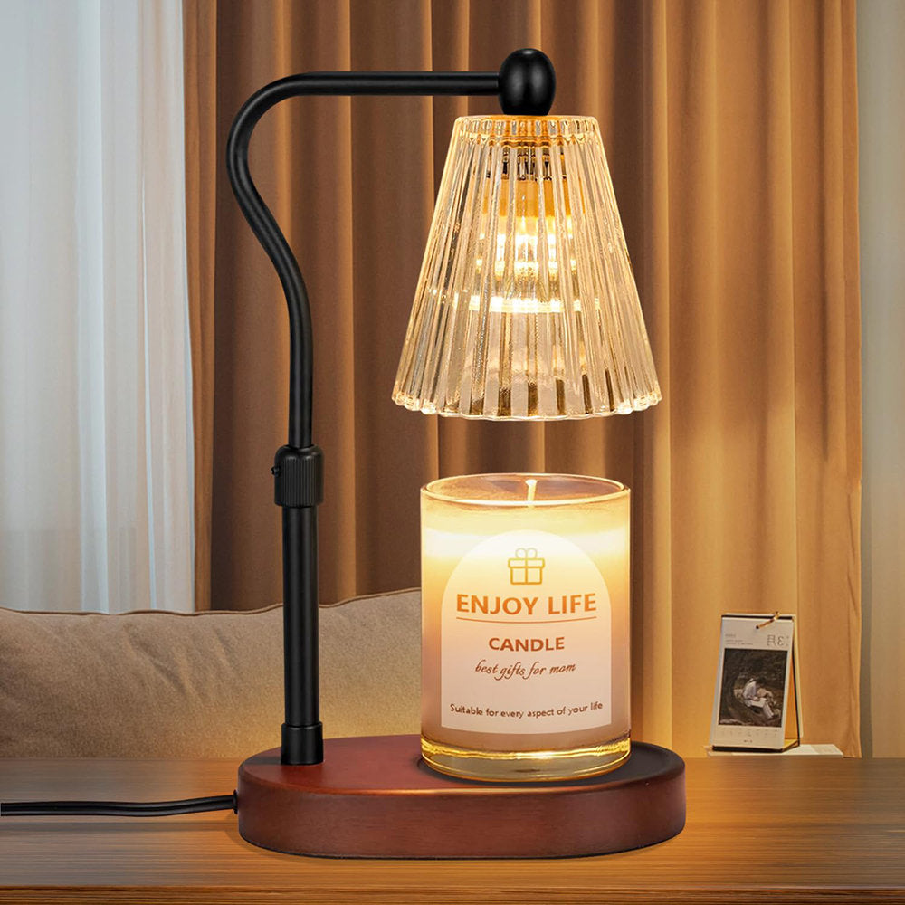 Height Adjustable Lantern Candle Warmer Lamp