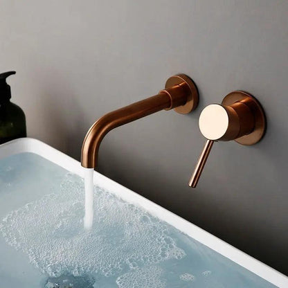 Kaari - Wash Basin Bathroom Sink Faucets BO-HA Polished Rose Gold 150 mm