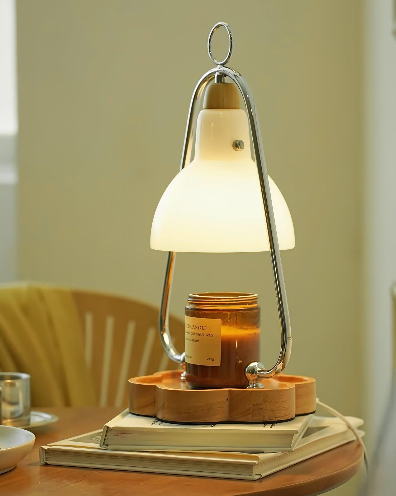 Glass Loop Handle Candle Warmer Lamp