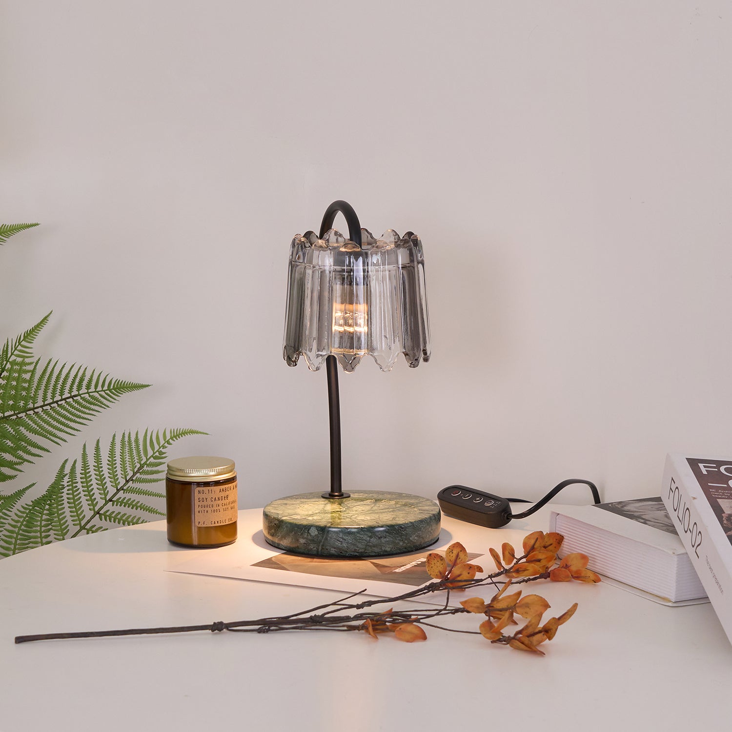 Dual Arm Arch Candle Warmer Lamp