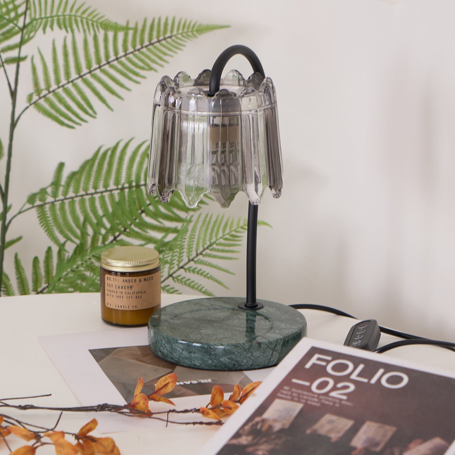 Dual Arm Arch Candle Warmer Lamp