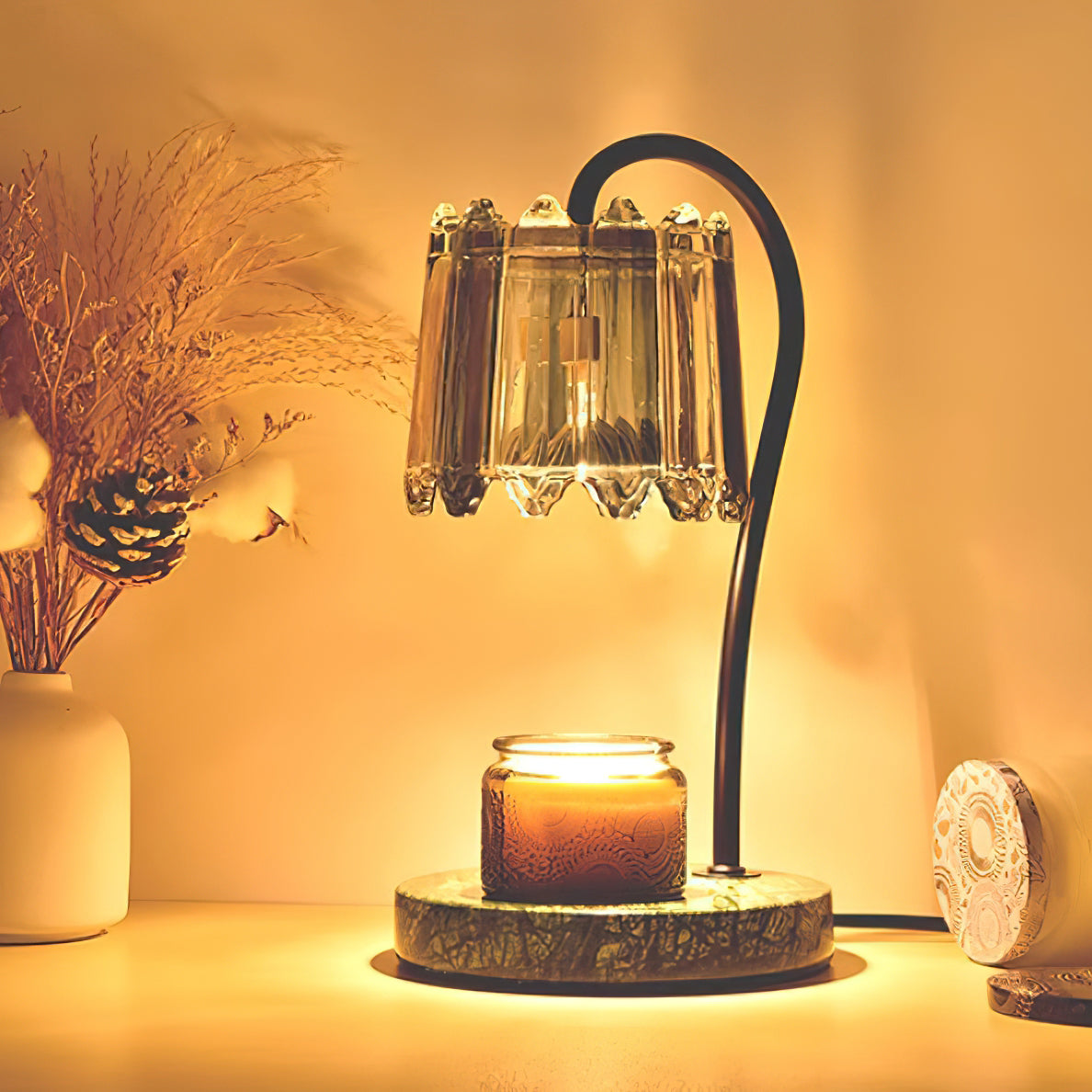 Dual Arm Arch Candle Warmer Lamp