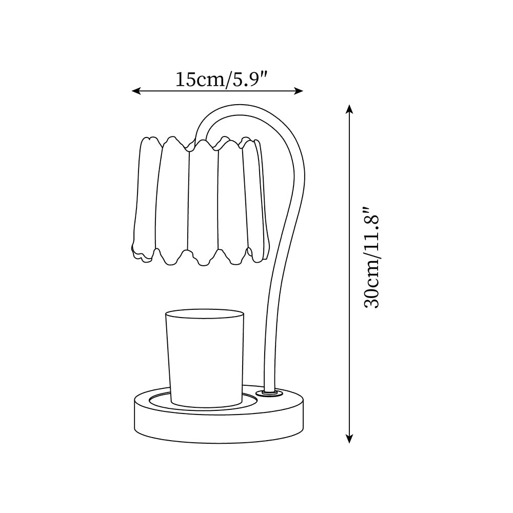 Dual Arm Arch Candle Warmer Lamp