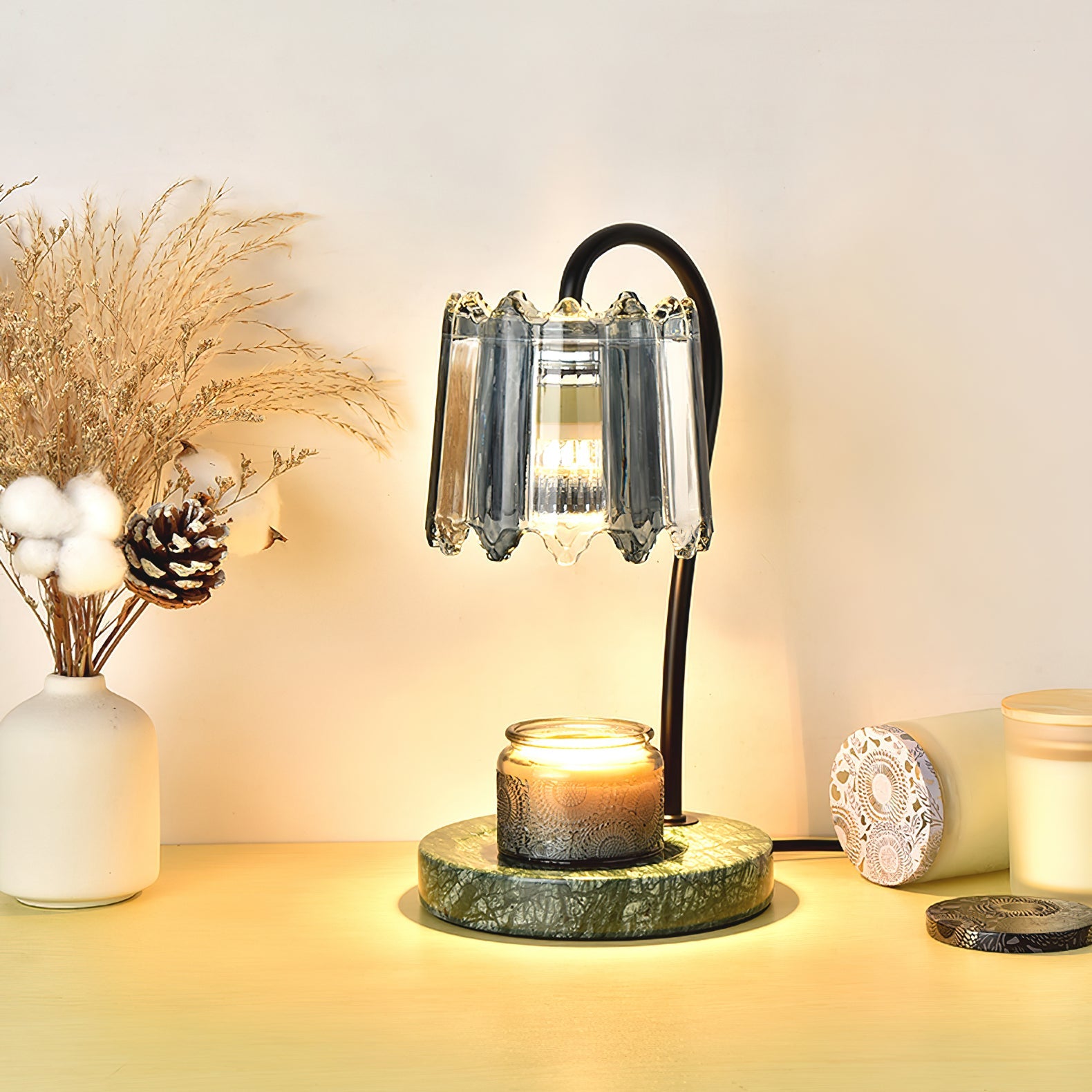 Dual Arm Arch Candle Warmer Lamp