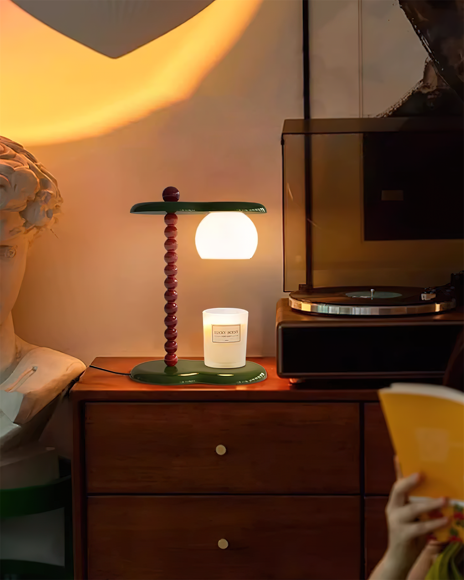 Minimal Crossbar Arm Candle Warmer Lamp