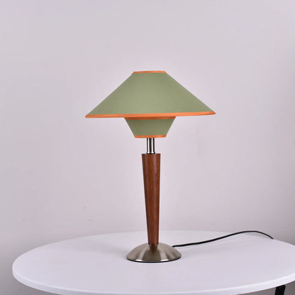 Retro Wooden Table Lamp - Classic Design