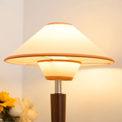 Retro Wooden Table Lamp - Classic Design