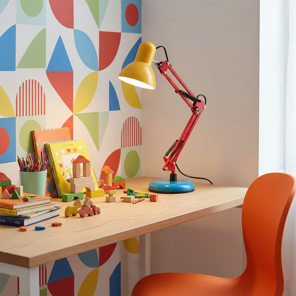 Articulated Metal Task Table Lamp