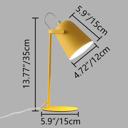 Macaron Color Iron Table Lamp