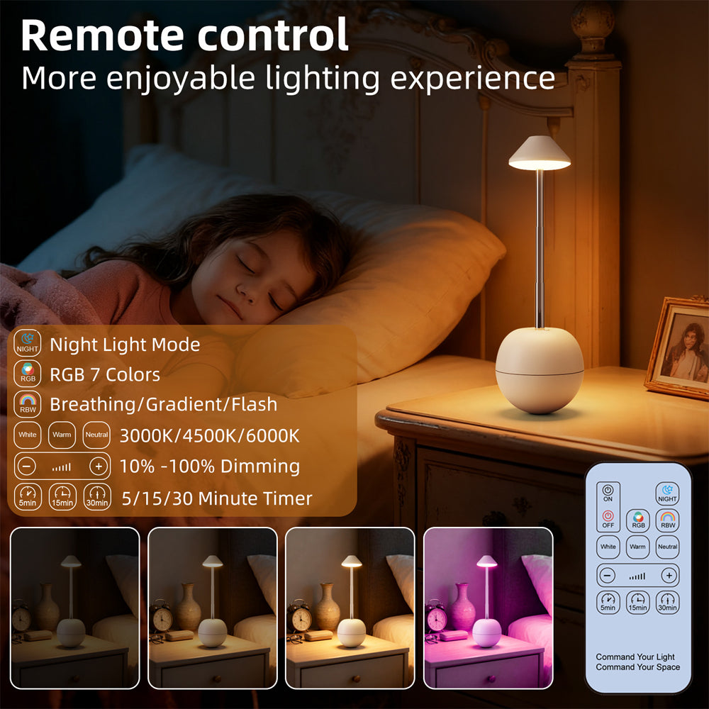 Rechargeable Ambient LED Table Lamp