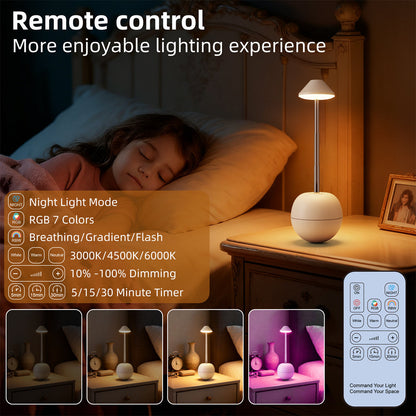 Rechargeable Ambient LED Table Lamp