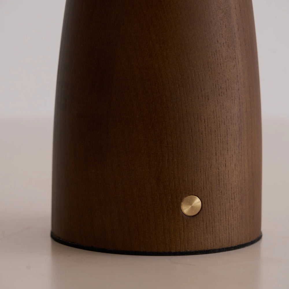 Vintage Wooden Rechargeable Table Lamp
