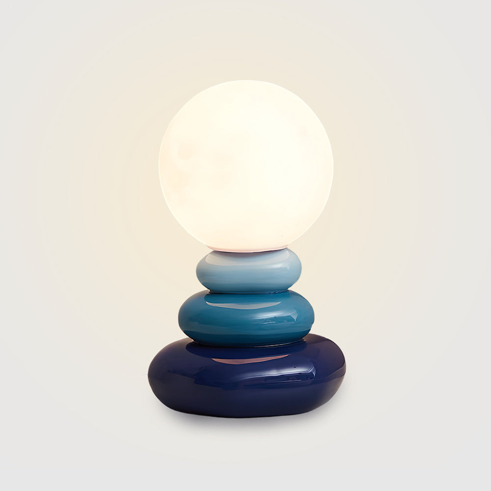 Stacked Stone Ceramic Table Lamp