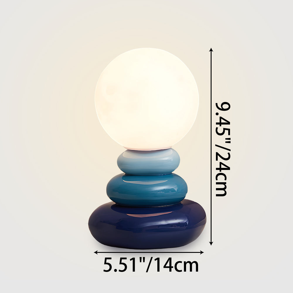 Stacked Stone Ceramic Table Lamp