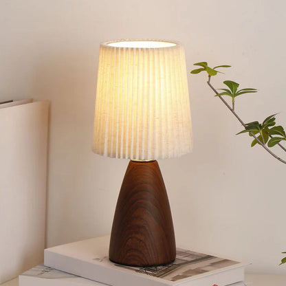 Minimalist Ceramic Fabric Table Lamp