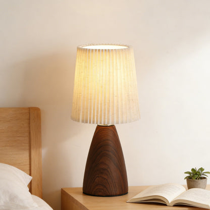 Minimalist Ceramic Fabric Table Lamp