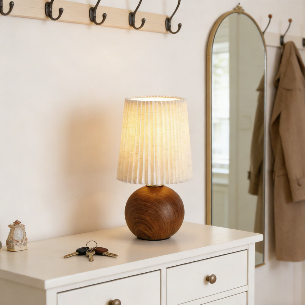Minimalist Ceramic Fabric Table Lamp