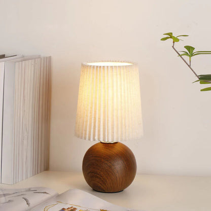 Minimalist Ceramic Fabric Table Lamp
