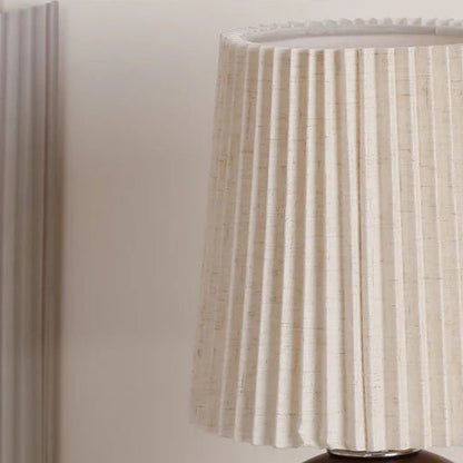 Minimalist Ceramic Fabric Table Lamp