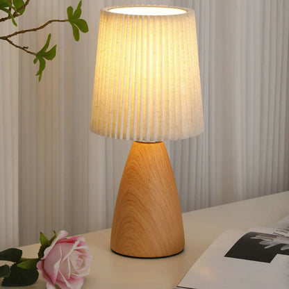 Minimalist Ceramic Fabric Table Lamp