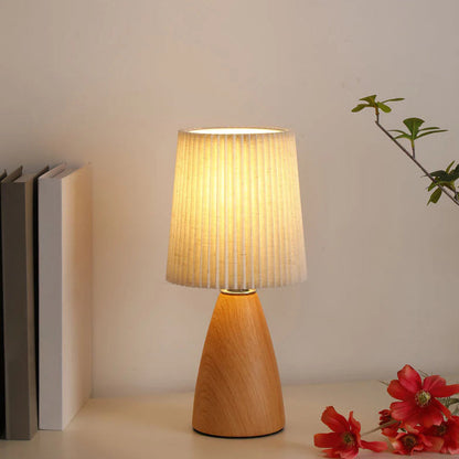 Minimalist Ceramic Fabric Table Lamp