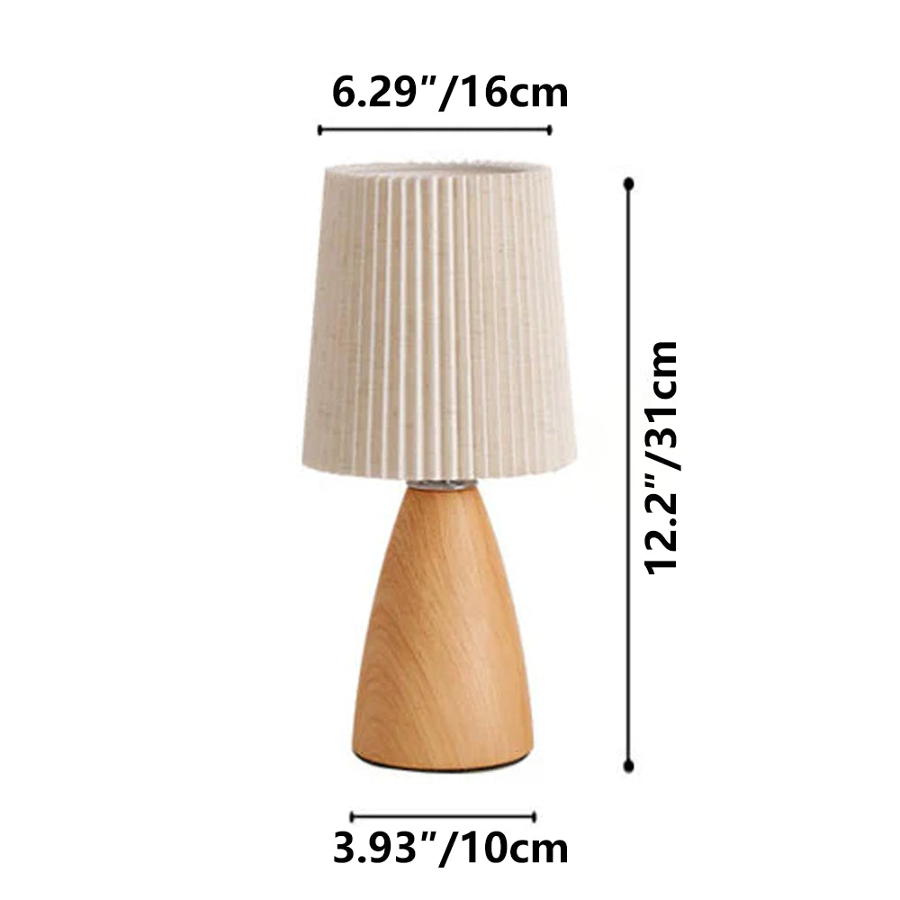 Minimalist Ceramic Fabric Table Lamp