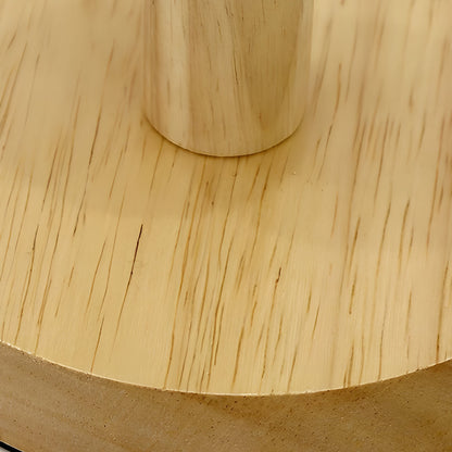 Nordic Fabric and Wood LED Table Lamp
