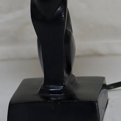 Tiffany-Style Cat Resin Table Lamp