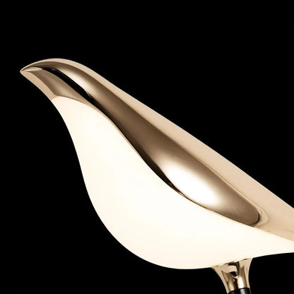 Golden Bird Sculptural Table Lamp