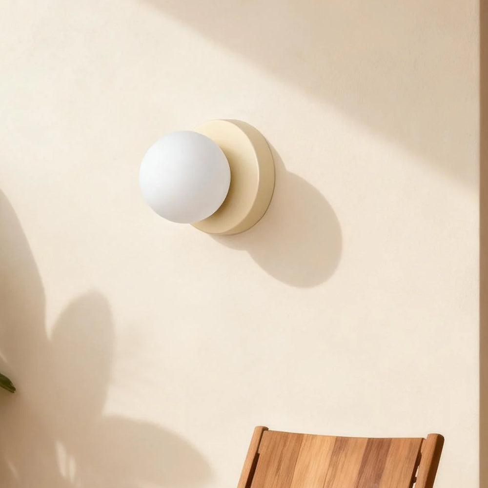 Glass Dome LED Wall Light