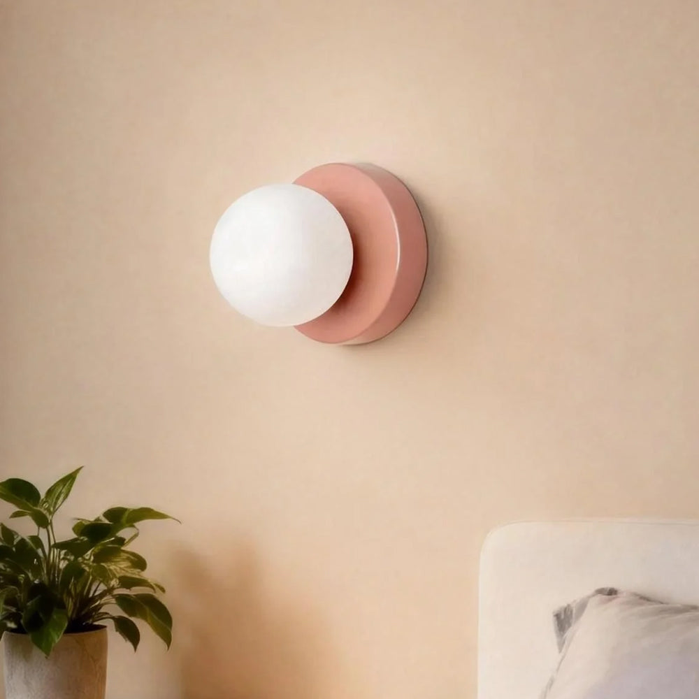 Glass Dome LED Wall Light