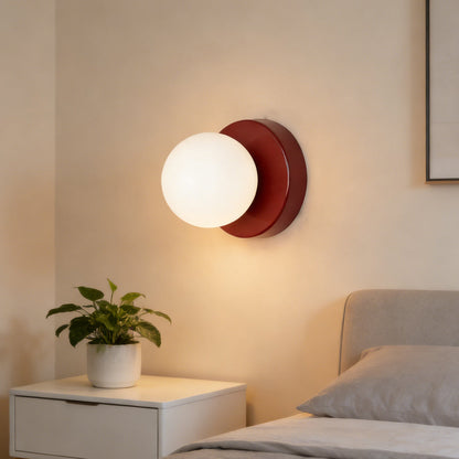 Glass Dome LED Wall Light
