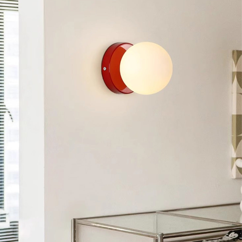Glass Dome LED Wall Light