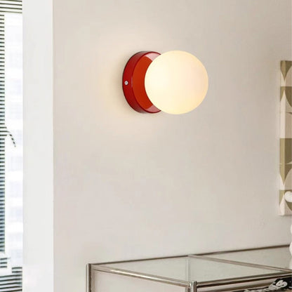 Glass Dome LED Wall Light
