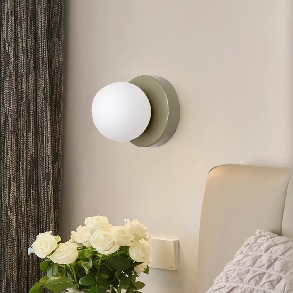 Glass Dome LED Wall Light