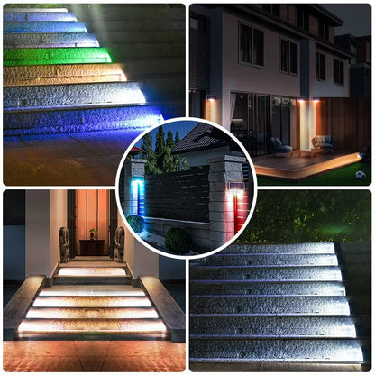 Outdoor Solar Step Pathway Lights