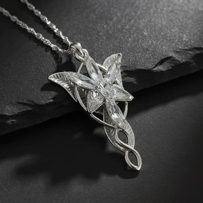 Evenstar of Alfheim Pendant Necklace – 925 Sterling Silver