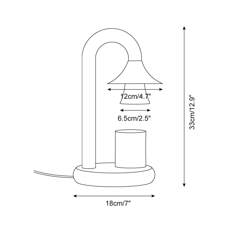 Classic Hook Arm Candle Warmer Lamp