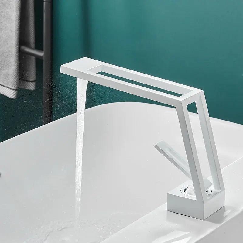 Maala - Modern Bathroom Sink Faucets BO-HA White