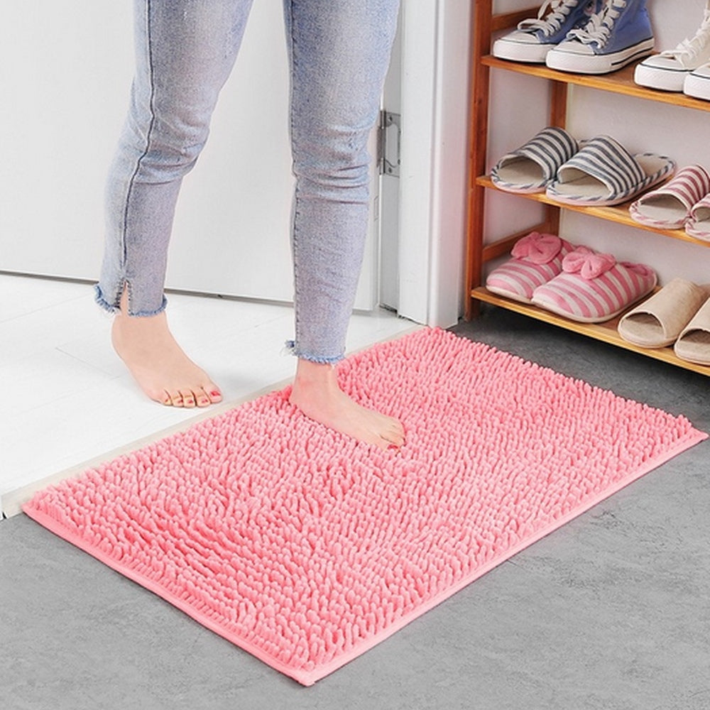 Mavi | Chenille Bath Mat – Ultra-Absorbent Non-Slip Design 5