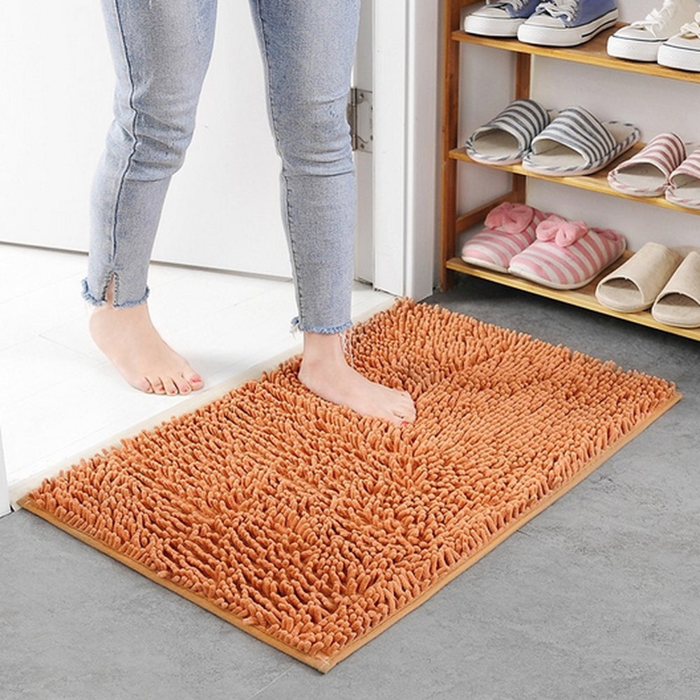 Mavi | Chenille Bath Mat – Ultra-Absorbent Non-Slip Design 8