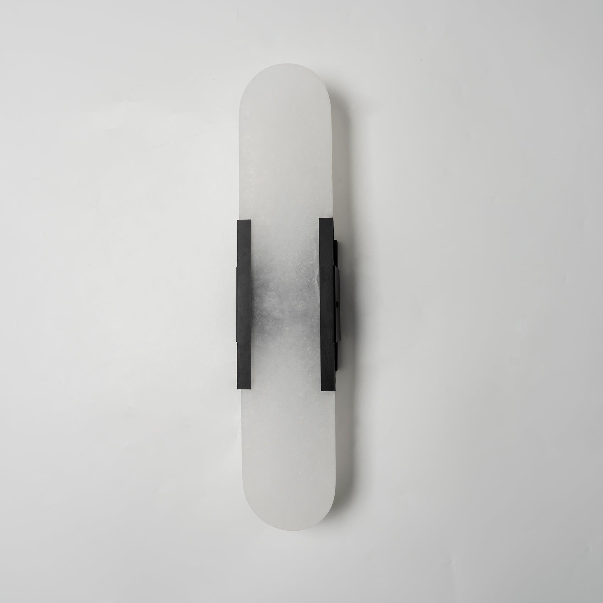 Alabaster Elongated Wall Sconce Light