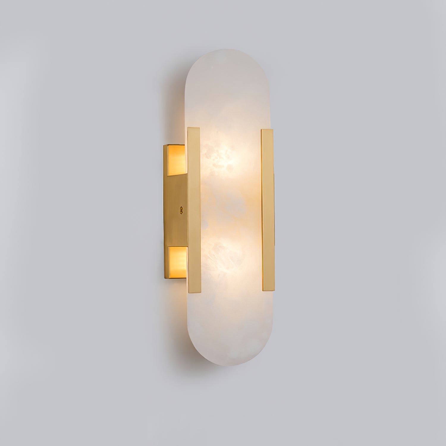 Alabaster Elongated Wall Sconce Light