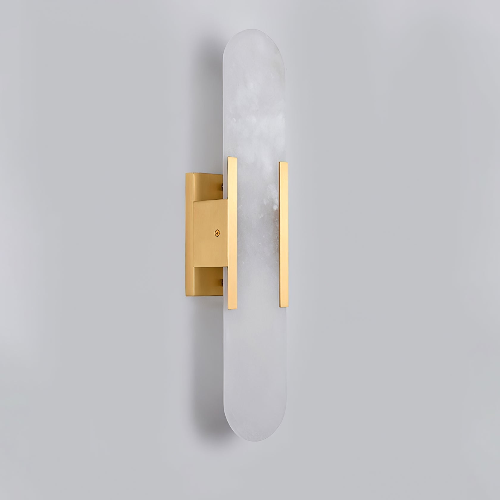 Alabaster Elongated Wall Sconce Light